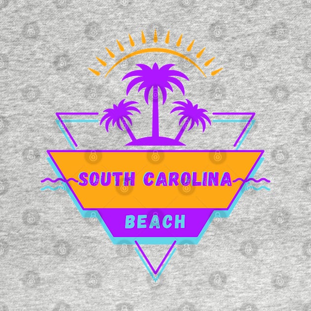 South Carolina Beach Vibes 80's by bougieFire